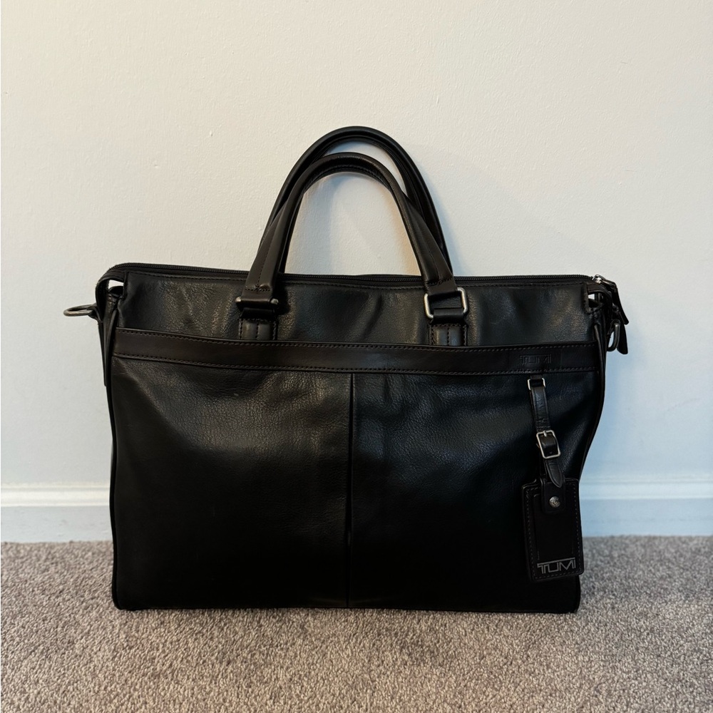 Men’s Tumi Black and Brown Briefcase